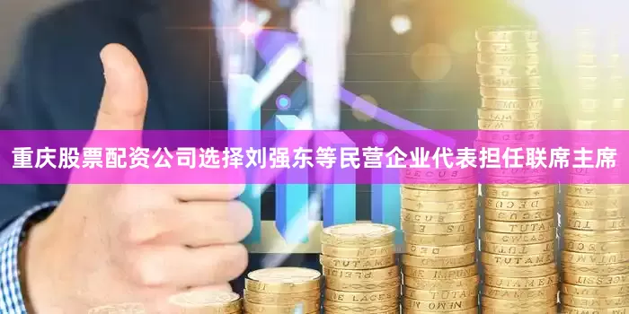 重庆股票配资公司选择刘强东等民营企业代表担任联席主席