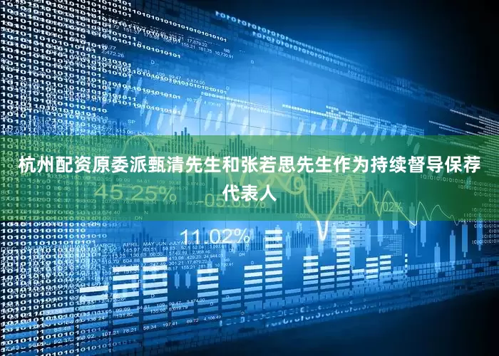 杭州配资原委派甄清先生和张若思先生作为持续督导保荐代表人